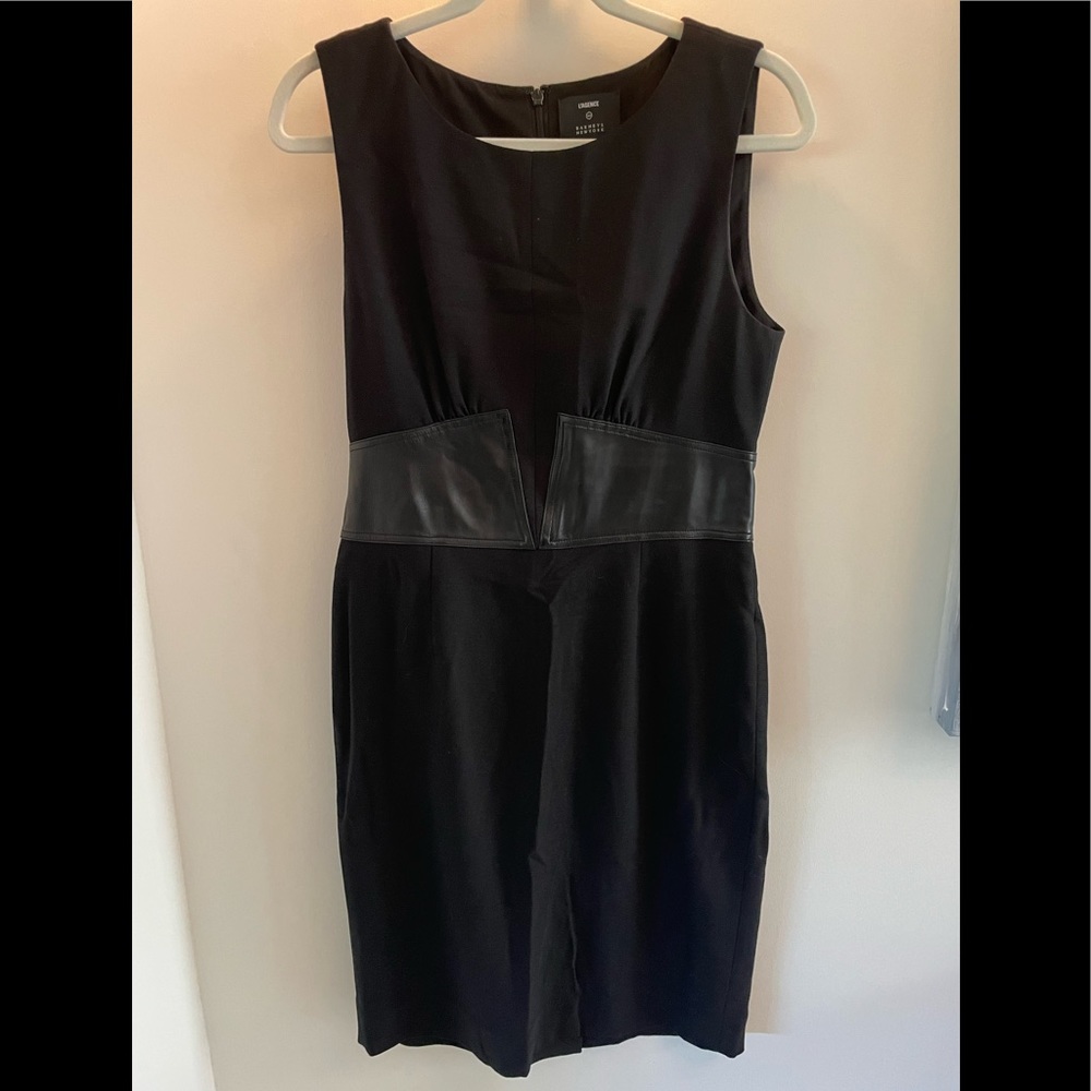 L’AGENCE dress with leather waist….BARNEYS exclusive
